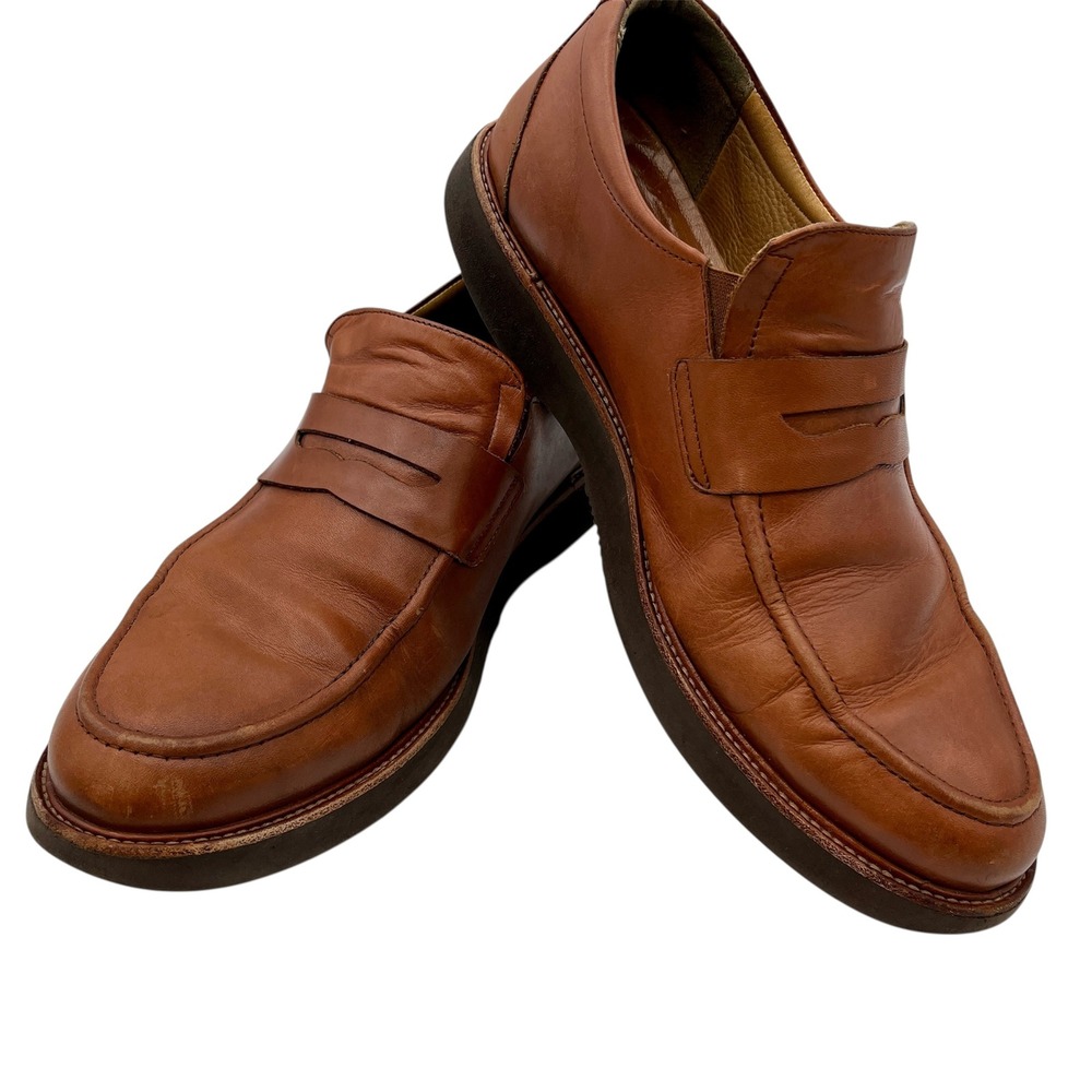 Samuel Hubbard Men's 8.5 M Ivy Legend Penny Loafer Whisky Leather Vibram‎ S 10W